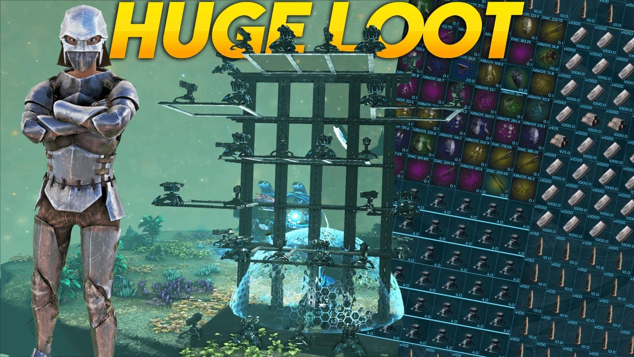 Raiding The Alphas Broken Cave For Huge Loot - ARK