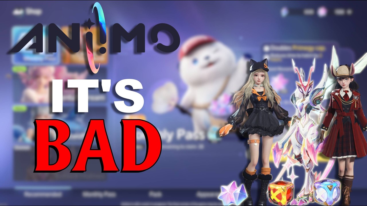 Aniimo monetization rundown...we got it all Gacha, Skins, P2W, Battlepass, FOMO! It's bad!