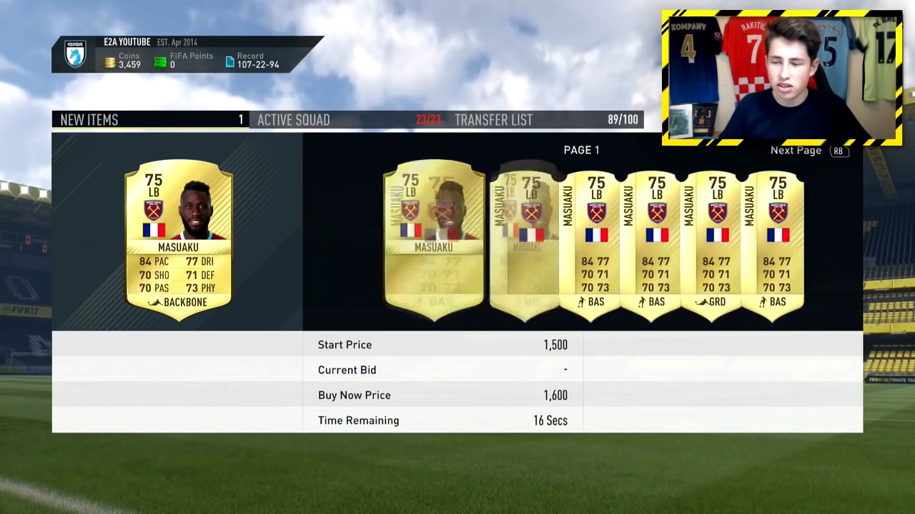 1K PER MINUTE! EASY LOW BUDGET TRADING METHOD (FIFA 17)