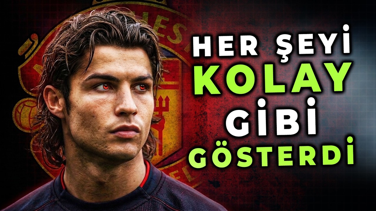 18 Yaşında, Sıska, ŞOVMEN..Cristiano Ronaldo MAKİNEYE Nasıl Dönüştü ?