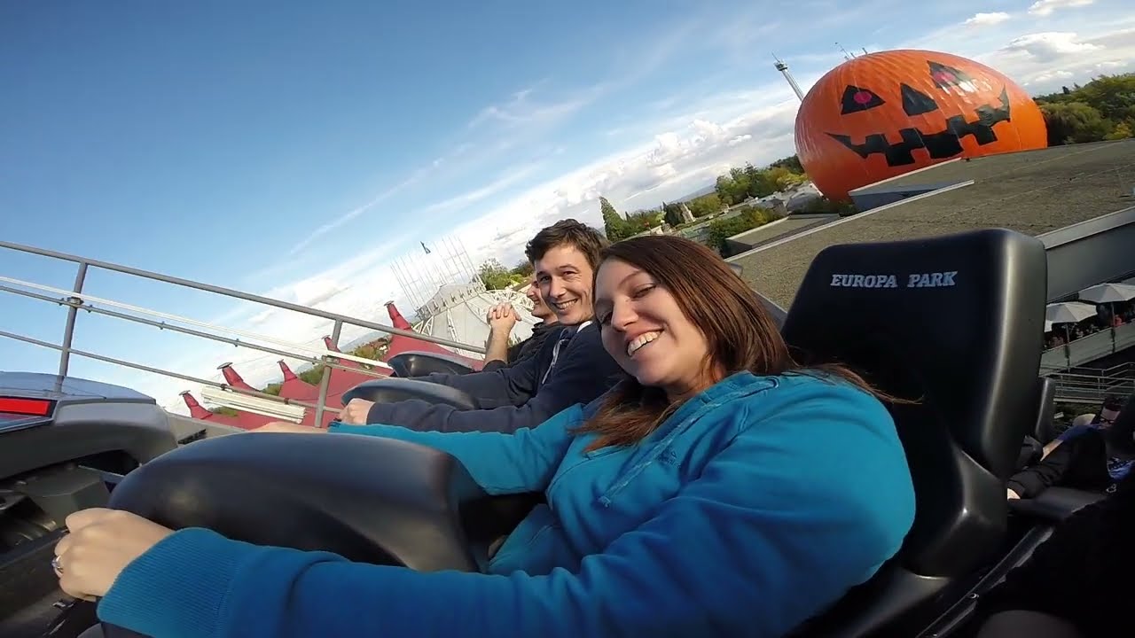 Europapark Silverstar front row onride
