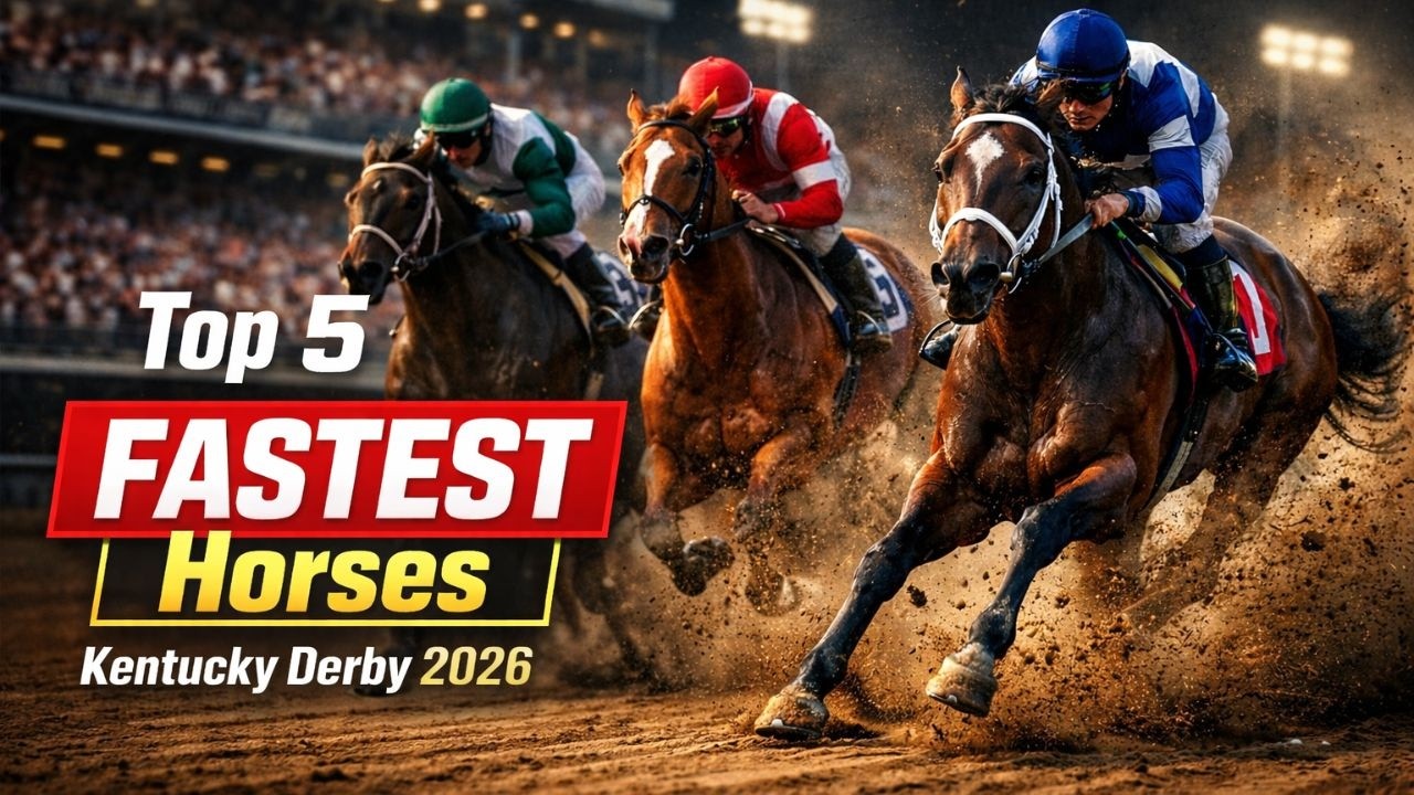 Top 5 FASTEST Horses in 2026 Kentucky Derby Field (Speed Figures!)
