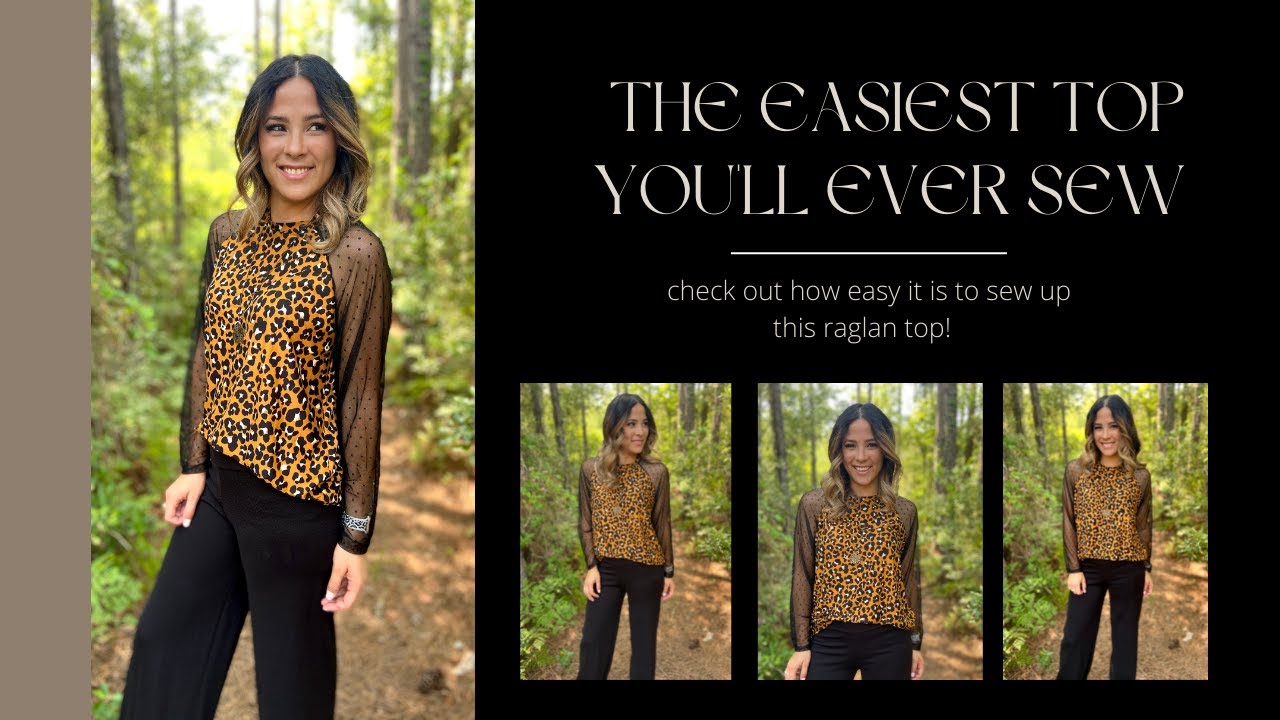 Quick and Easy!! Sewing This Cute Top Together!!