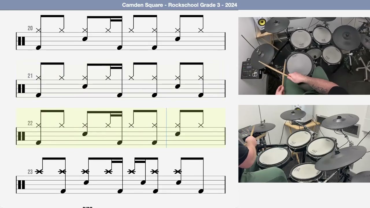 🥁 Camden Square   Rockschool Grade 3   2024