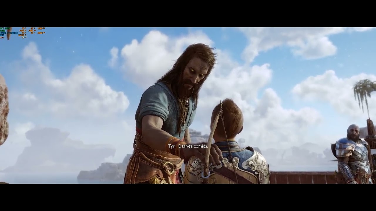 God of War Ragnarok - Fulga de TÝR e gameplay com Atreus