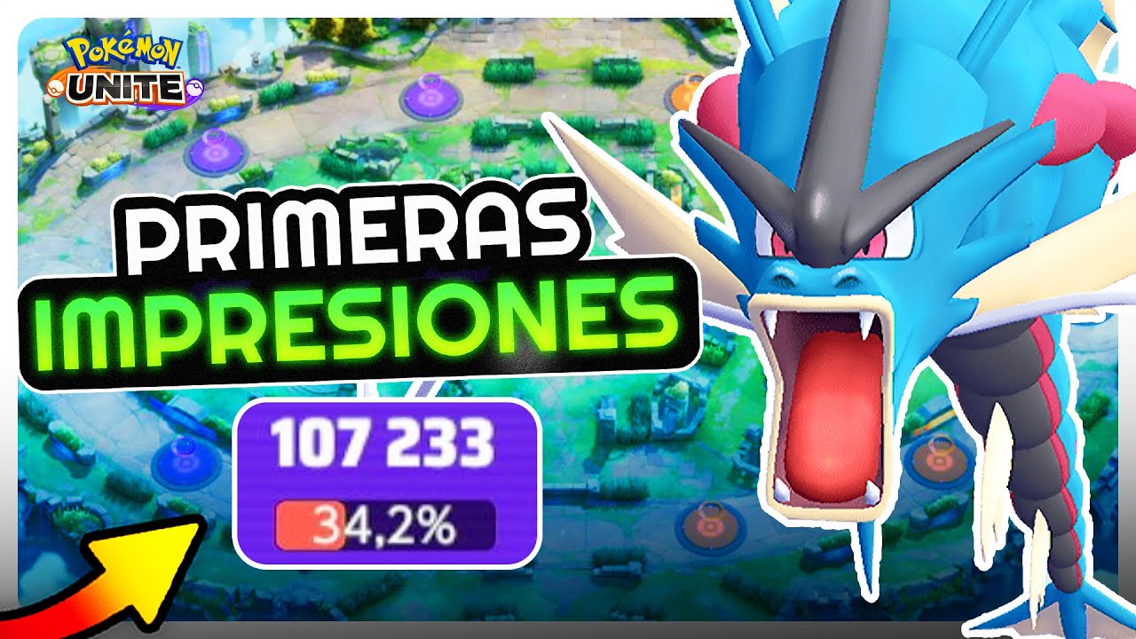 💦MEGA GYARADOS por PRIMERA VEZ 😳 ¡DAÑO BRUTAL! | Pokémon Unite