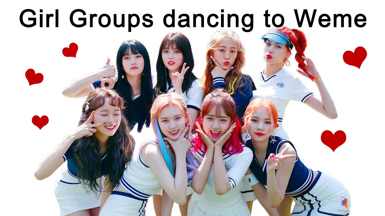 Women in Kpop dancing & singing to Weki Meki (Itzy, Izone, Dreamcatcher, CLC, Somi, Chungha etc)