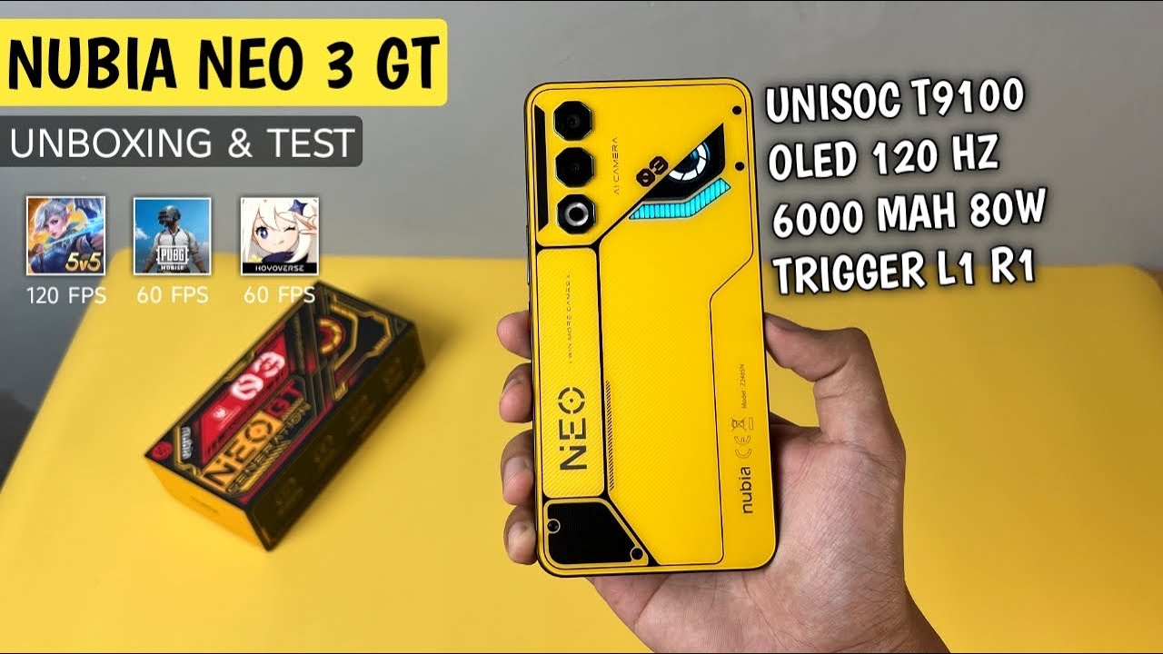 HP GAMING 2 JUTAAN! Unboxing Nubia Neo 3 GT 5G - Tes Gaming + Tes Kamera!