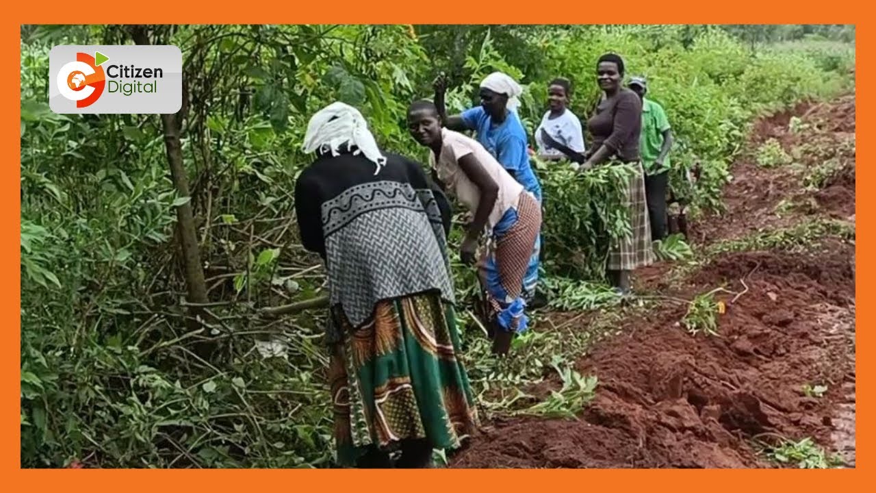 Ugunja residents take road repair works into their own hands