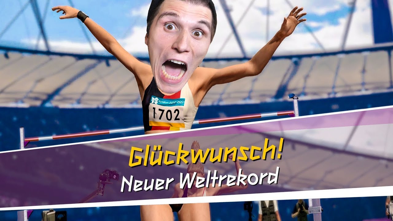 Vier YOUTUBER springen über eine Latte und einer bricht den WELTREKORD