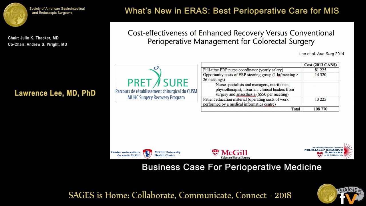 Business case for perioperative medicine
