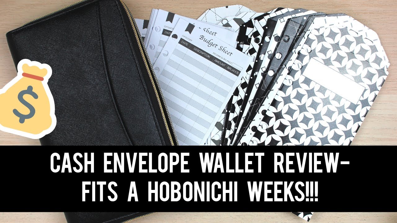 Cash Envelope Wallet Review! | $21 on Amazon! | FITS HOBONICHI WEEKS!