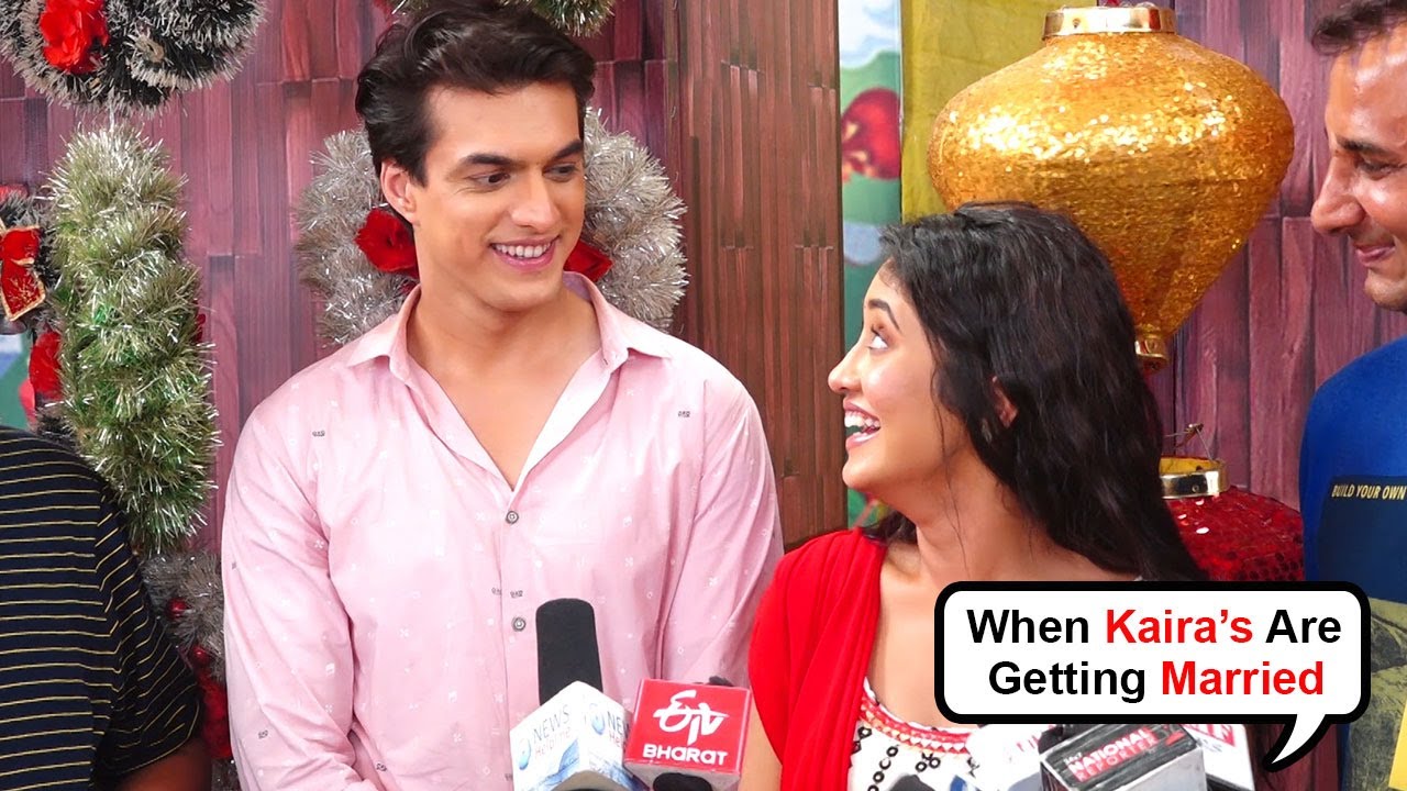 Mohsin Khan & Shivangi Joshi Get Shy In Public When Ask Abt Marriage @ 1200 Episodes Celebration