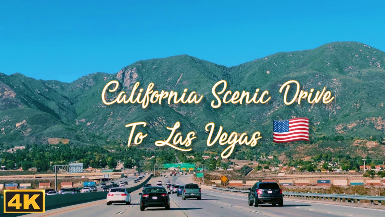 California scenic drive to Vegas