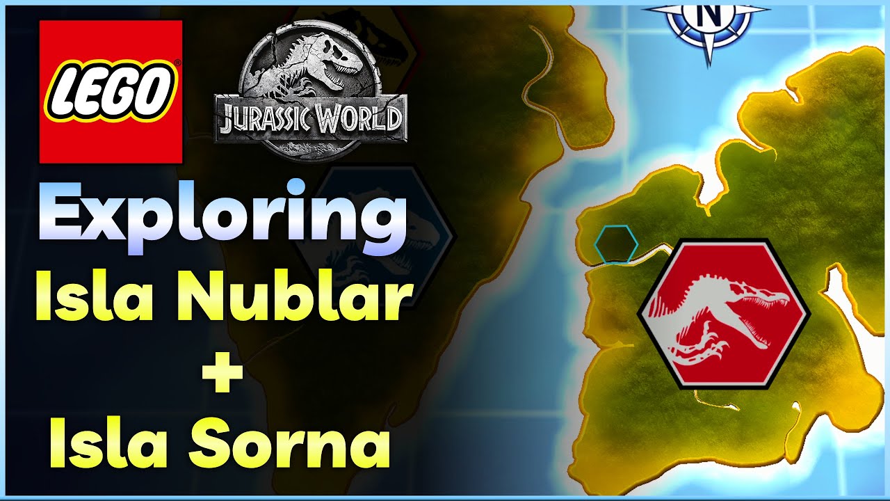 Exploring LEGO Hub Worlds | ISLA NUBLAR & SORNA (LEGO Jurassic World)