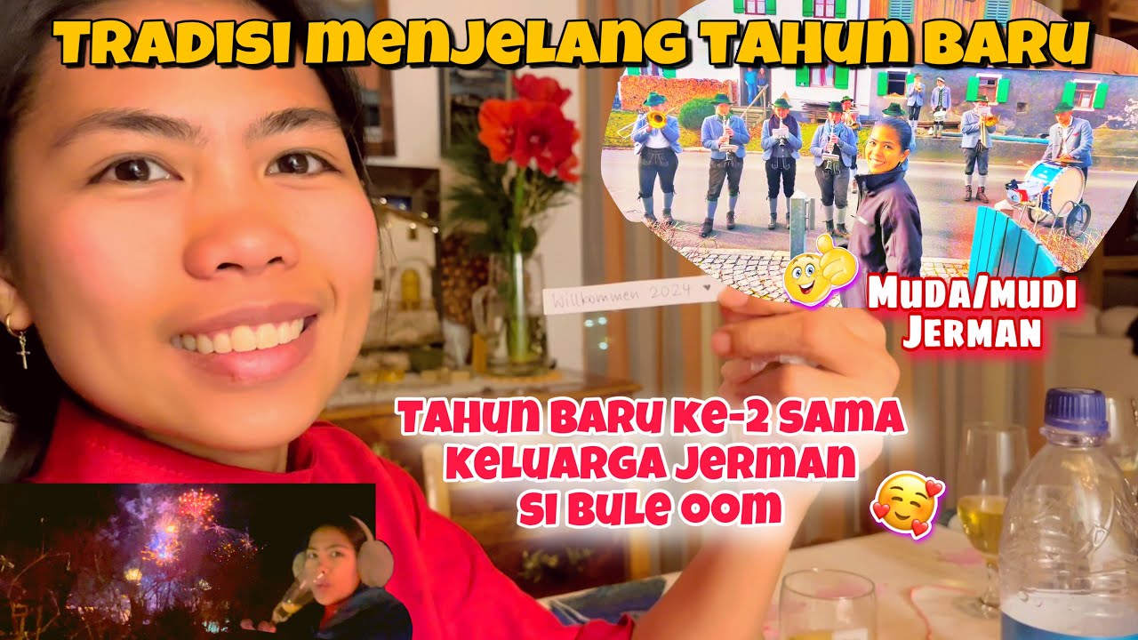 TAHUN BARU KE-2 TERLEWATI DI JERMAN- Tahun Baru Bareng Keluarga Bule Jerman