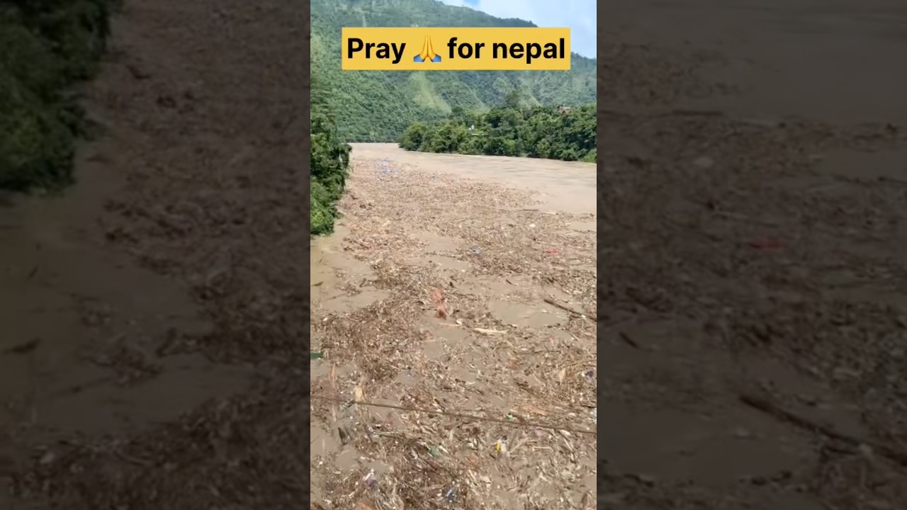 💔 Devastating Flood in Nepal | Sad Moment 🇳🇵 #NepalFlood #Nepal #Disaster #shorts