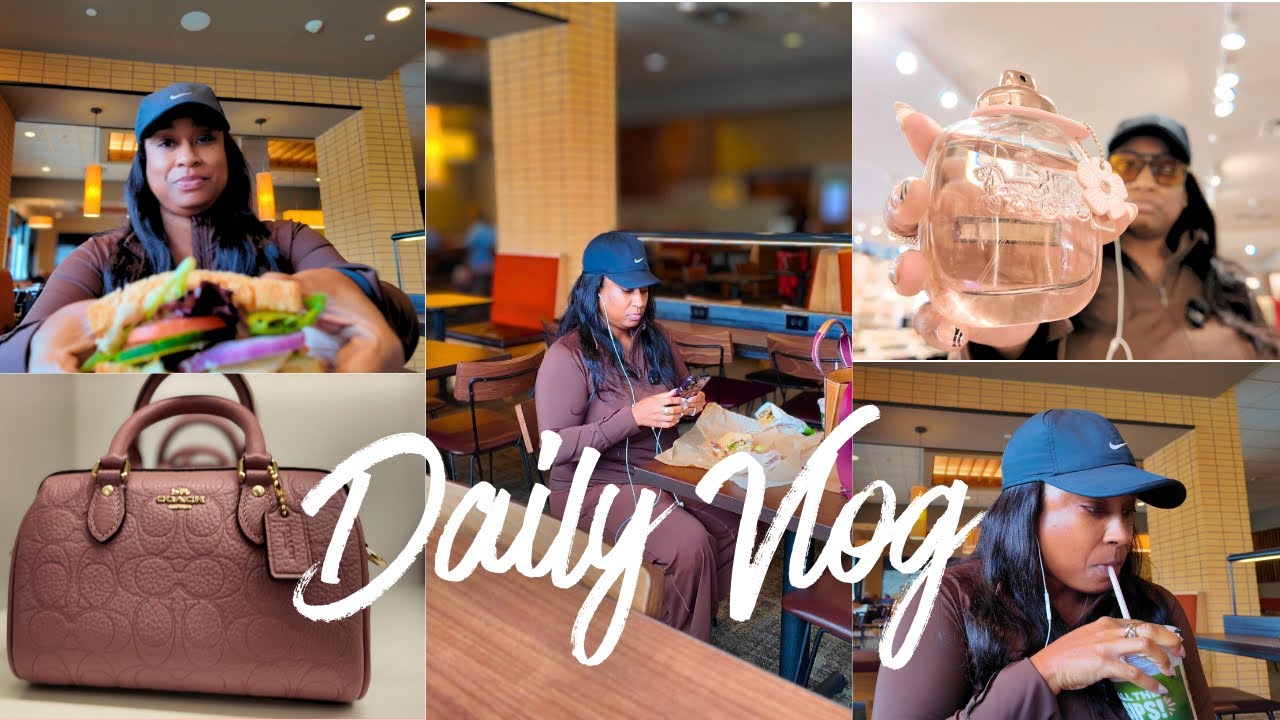 Solo Lunch Date, Coach Outlet Shopping & Getting my Steps In|Lifestyle Vlog 