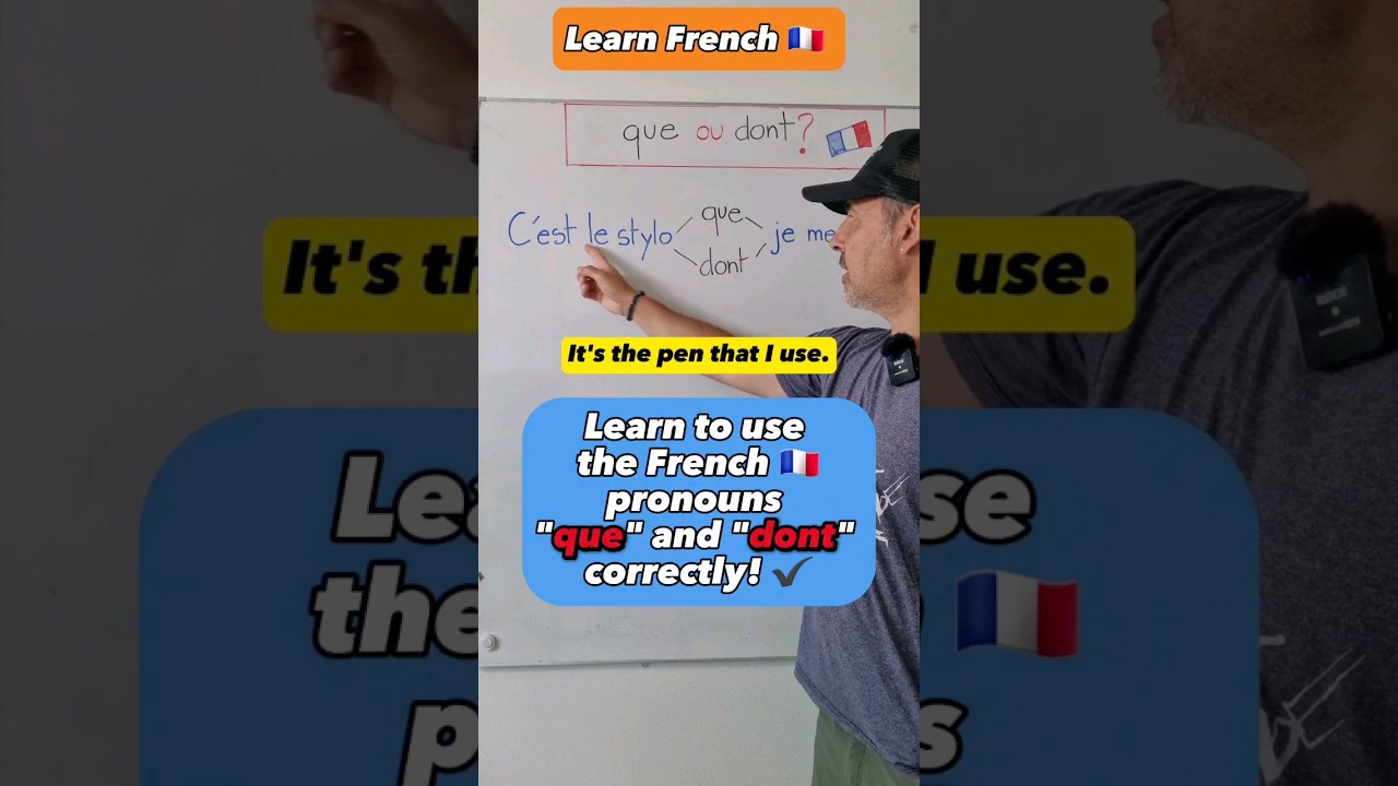 Learn how to use the French 🇲🇫 pronouns 