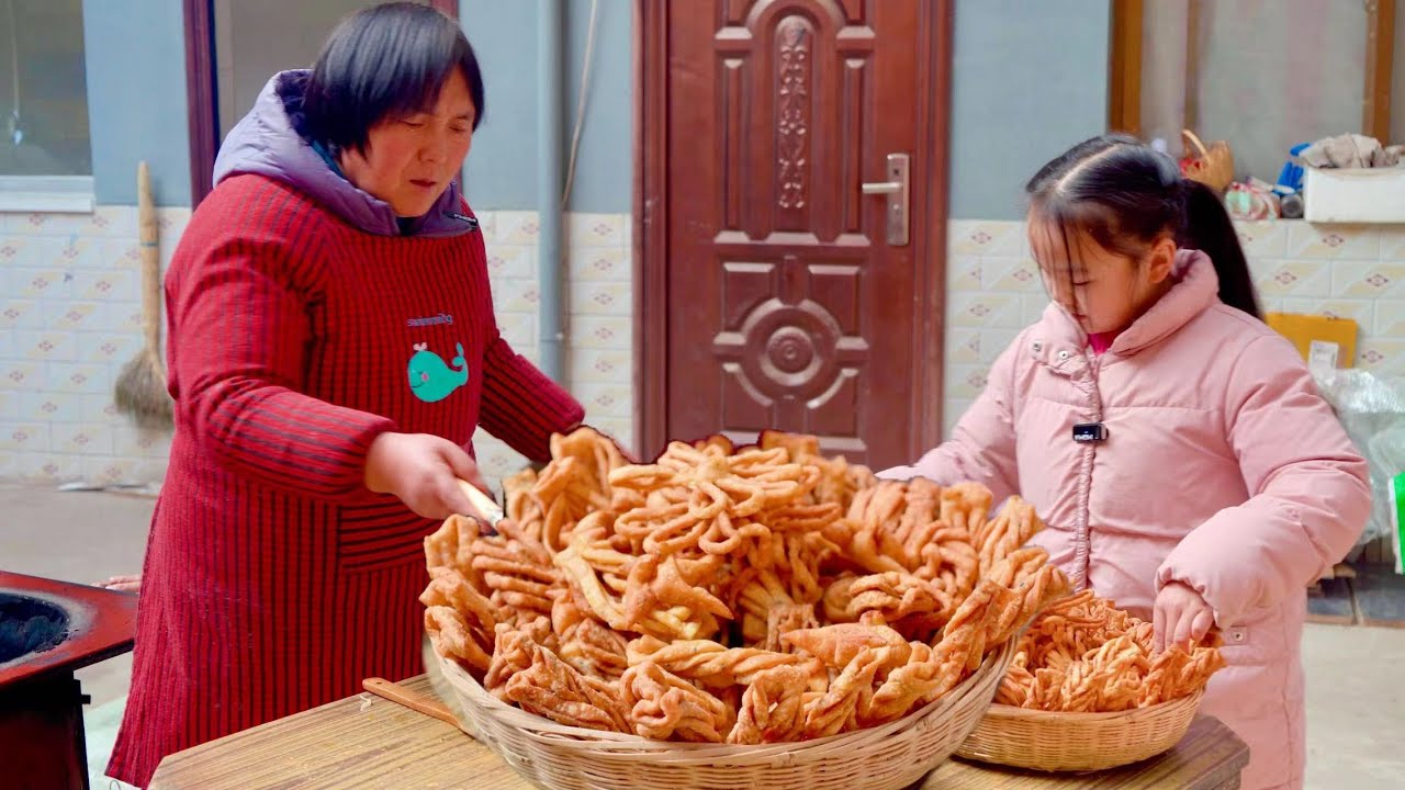 春节不可缺少的美食-油炸果子，咬一口满嘴香