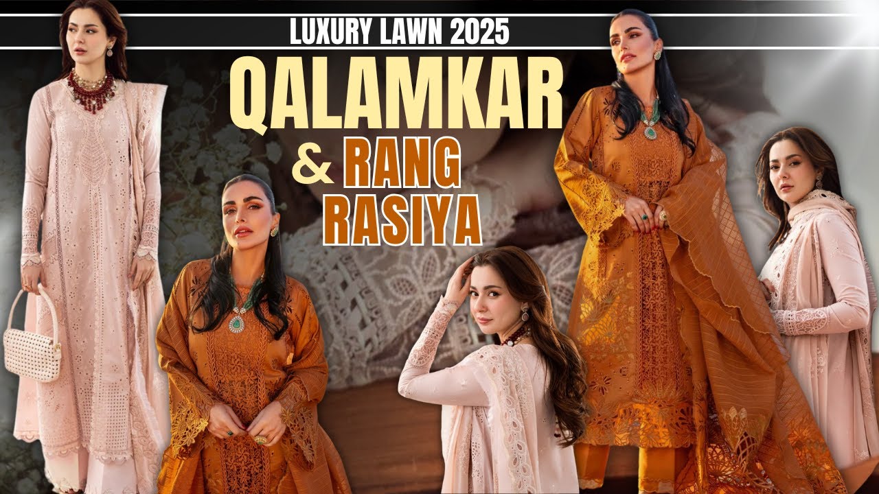 Qalamkar 💯🔥| Rang Rasiya♥️| Premium Luxury Lawn'25 | New Arrivals🥰| Affordable Price | Summer Design
