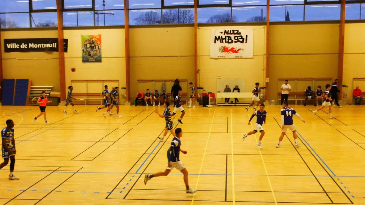 Handball Entente SUD 93 Vs Entente LGG U18 Championnat de France 12/03/2022