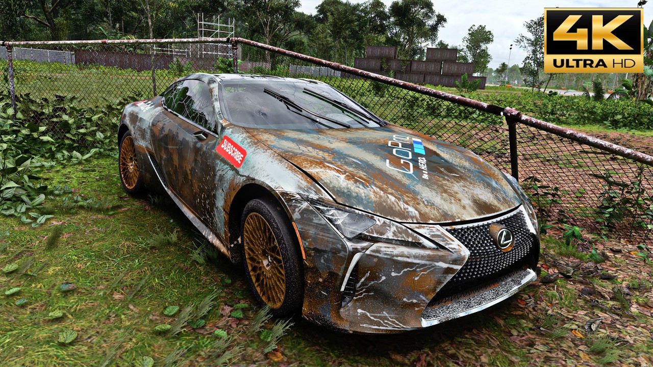 Restoration abandoned Lexus LC 500 1000Hp - Forza Horizon 5 | Steering Wheel Gameplay.