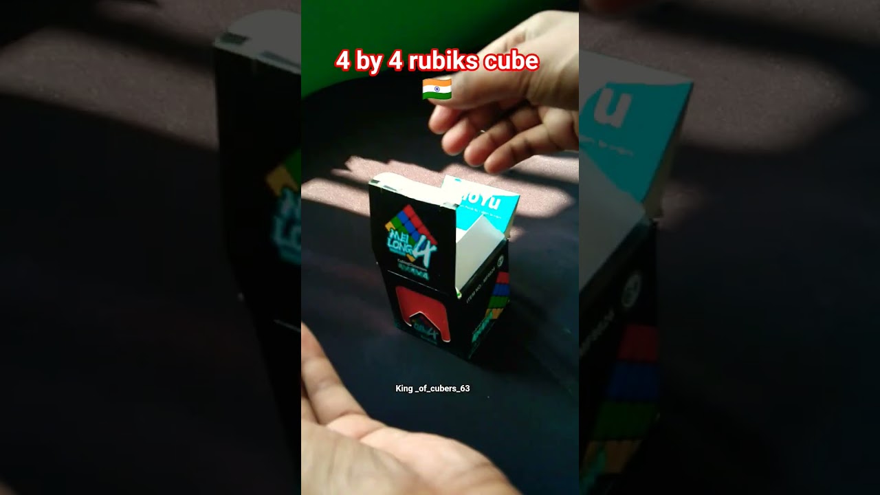 4 by 4 Rubik's cube solve 