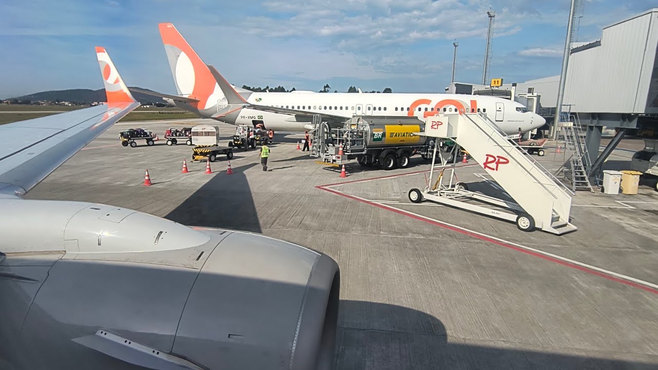 Voo de Florianópolis SC para o Rio de Janeiro no Boeing 737 800 da Gol