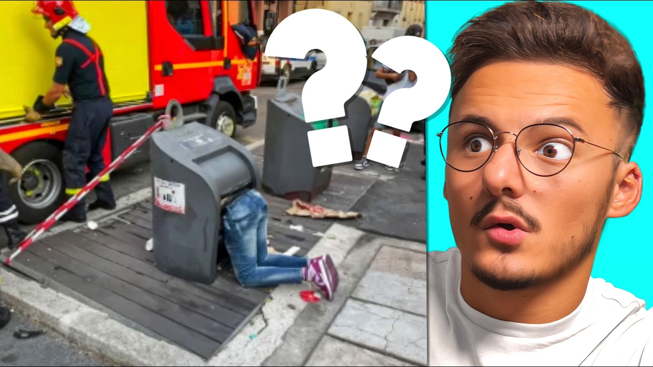 Ces gens bloqués dans des endroits improbables qui ...