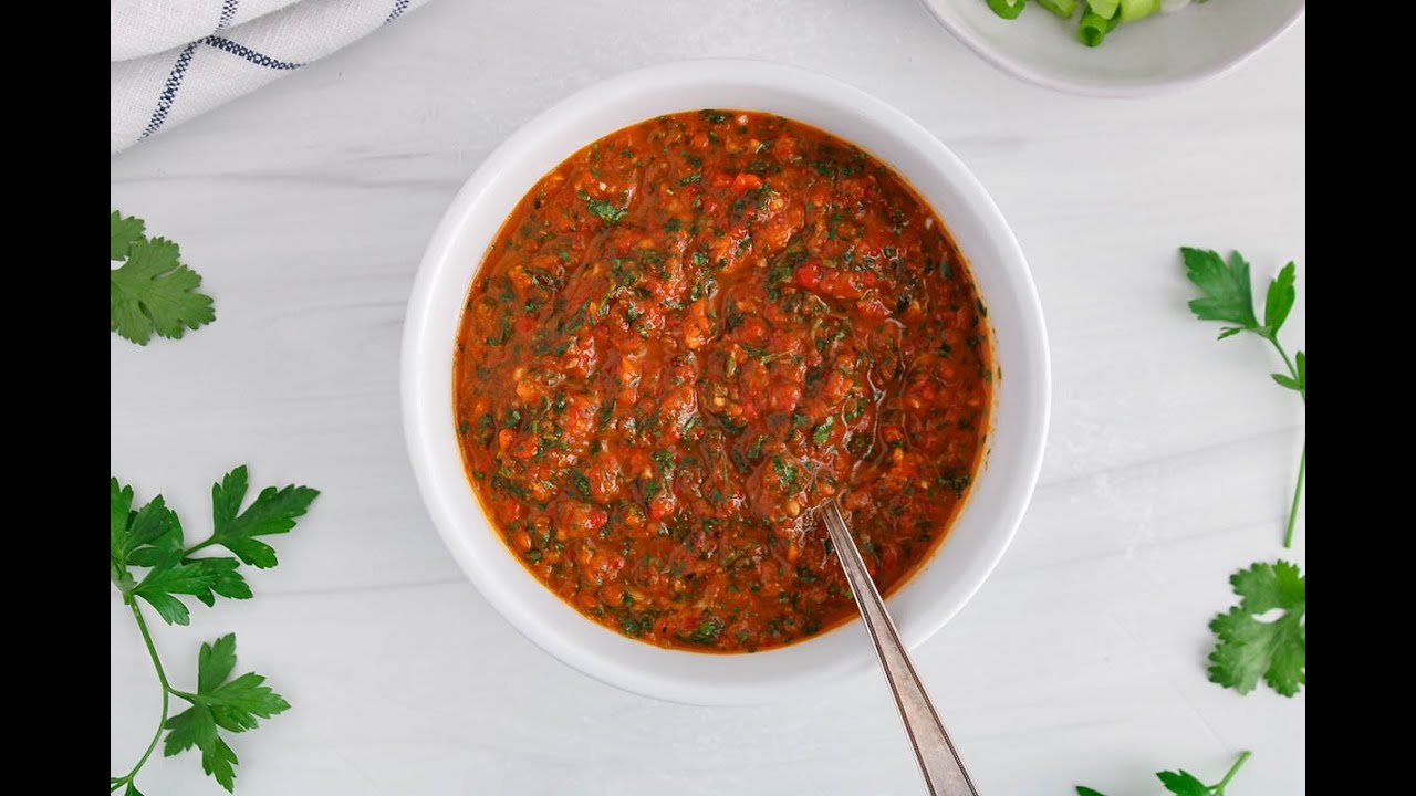 Red Chimichurri Sauce