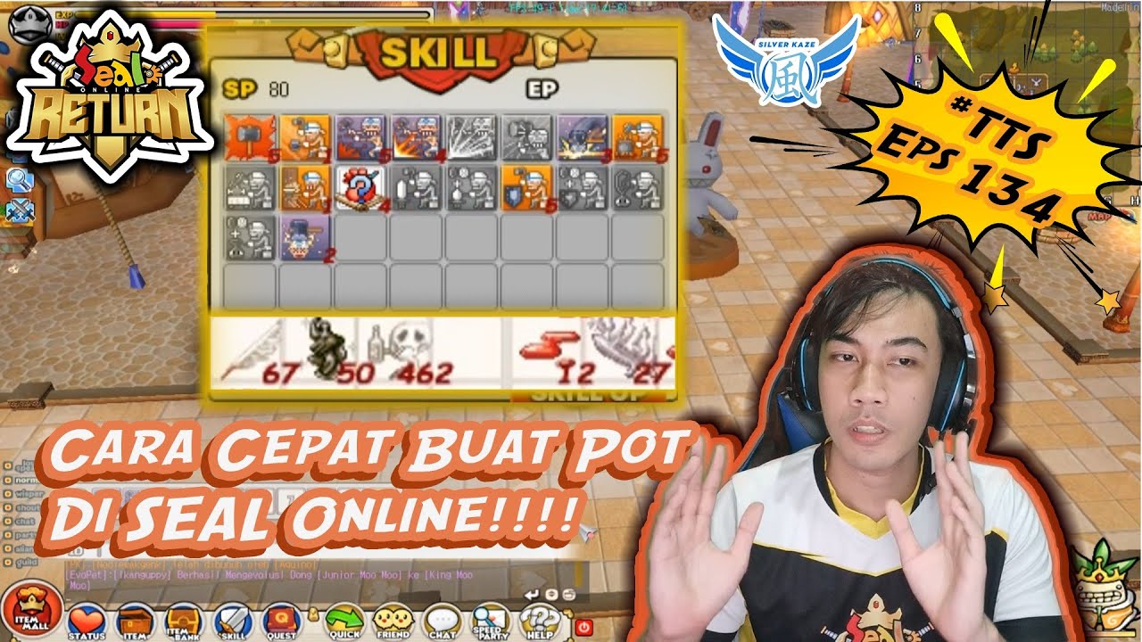 Bahan Mudah Bikin Pot Merah atau Biru di Seal Online!!! - TTS134