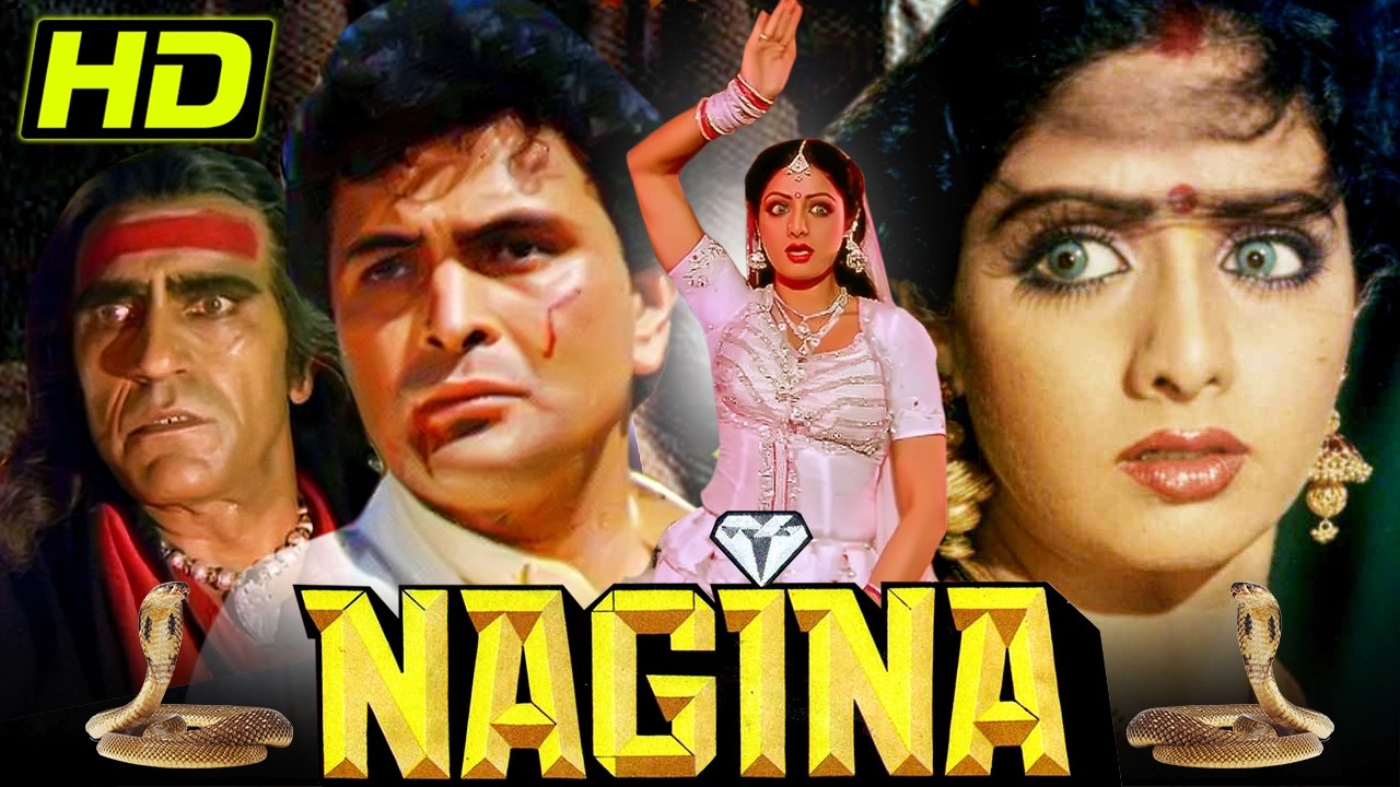 Nagina (1986) Full Hindi Movie | Sridevi, Rishi Kapoor, Amrish Puri, Komal Mahuvakar, Prem Chopra