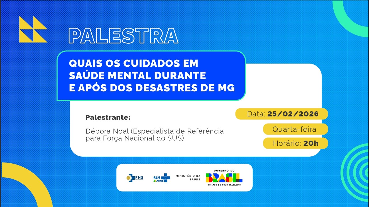 QUAIS OS CUIDADOS EM SA&Uacute;DE MENTAL DURANTE E AP&Oacute;S OS DESASTRES DE MG