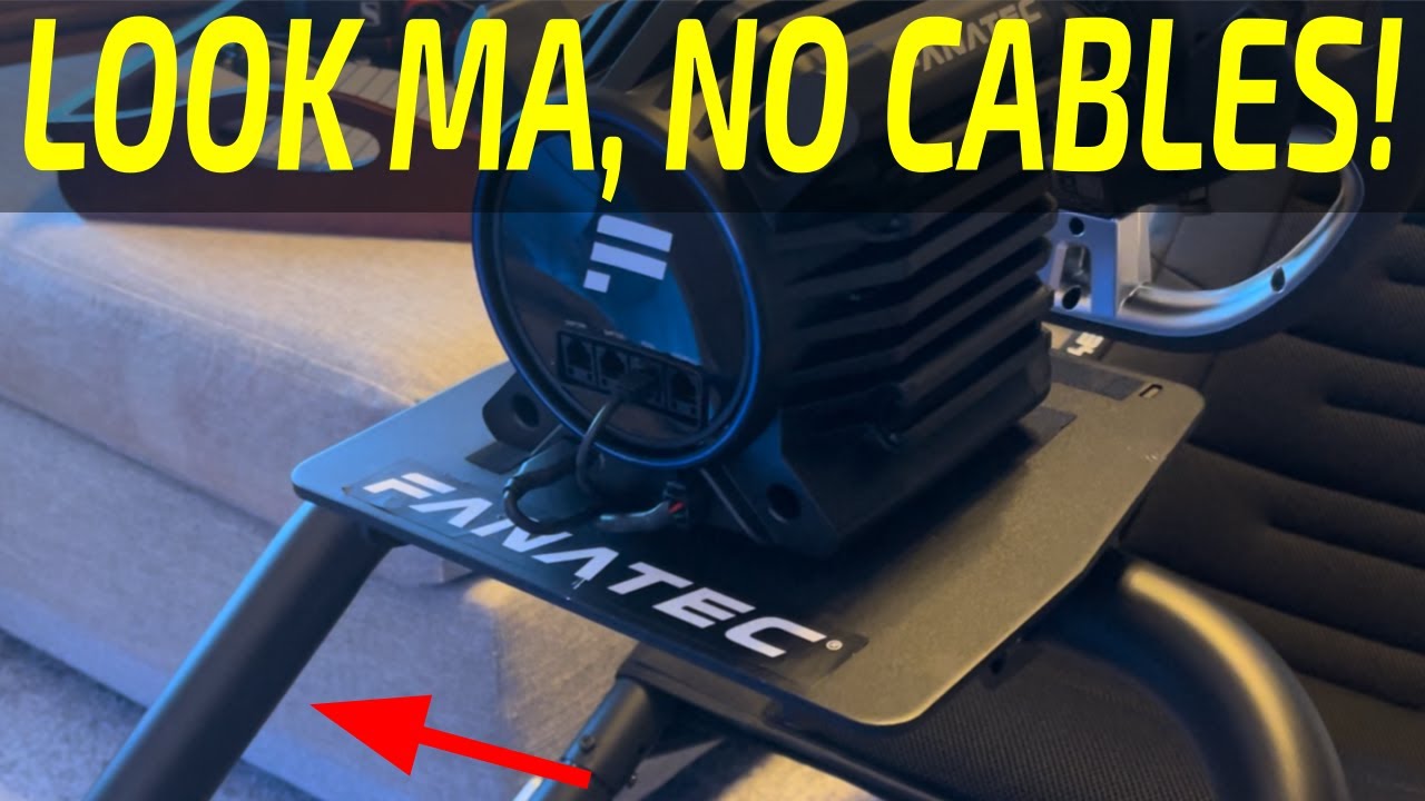 Level 1000 Cable Management for My GT7 Playseat Trophy Simrig Sim Racing Cockpit