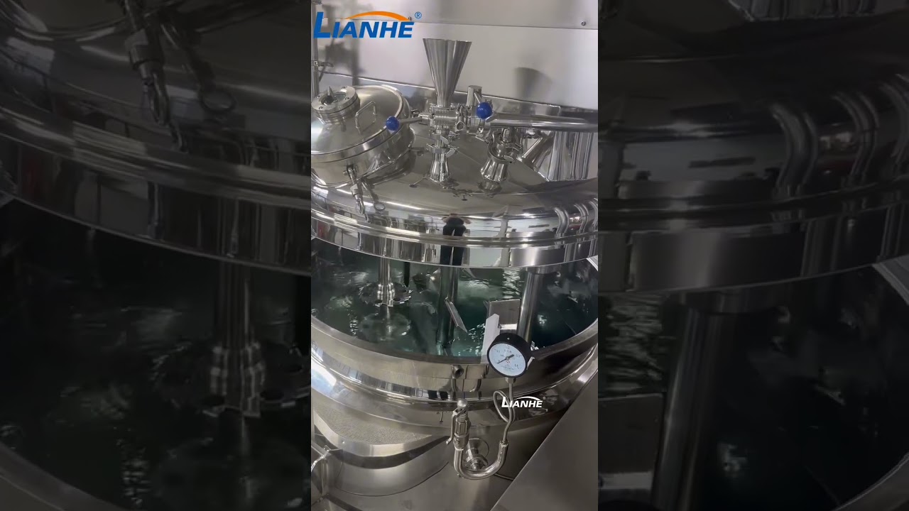 LH-1000L Toothpaste Making Machine Testing Video#testing #toothpaste