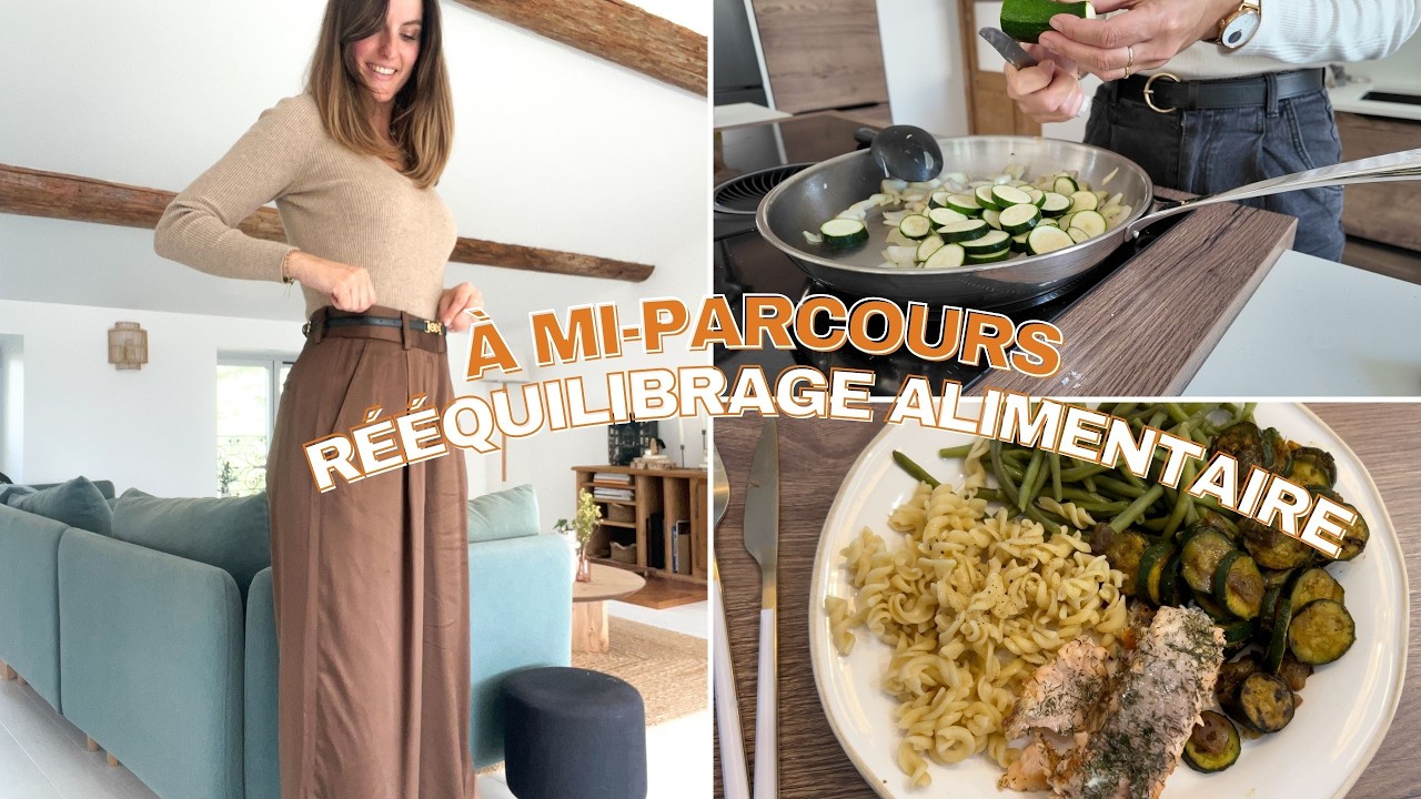 mon RÉÉQUILIBRAGE ALIMENTAIRE à mi-parcours | tribulationsdanais