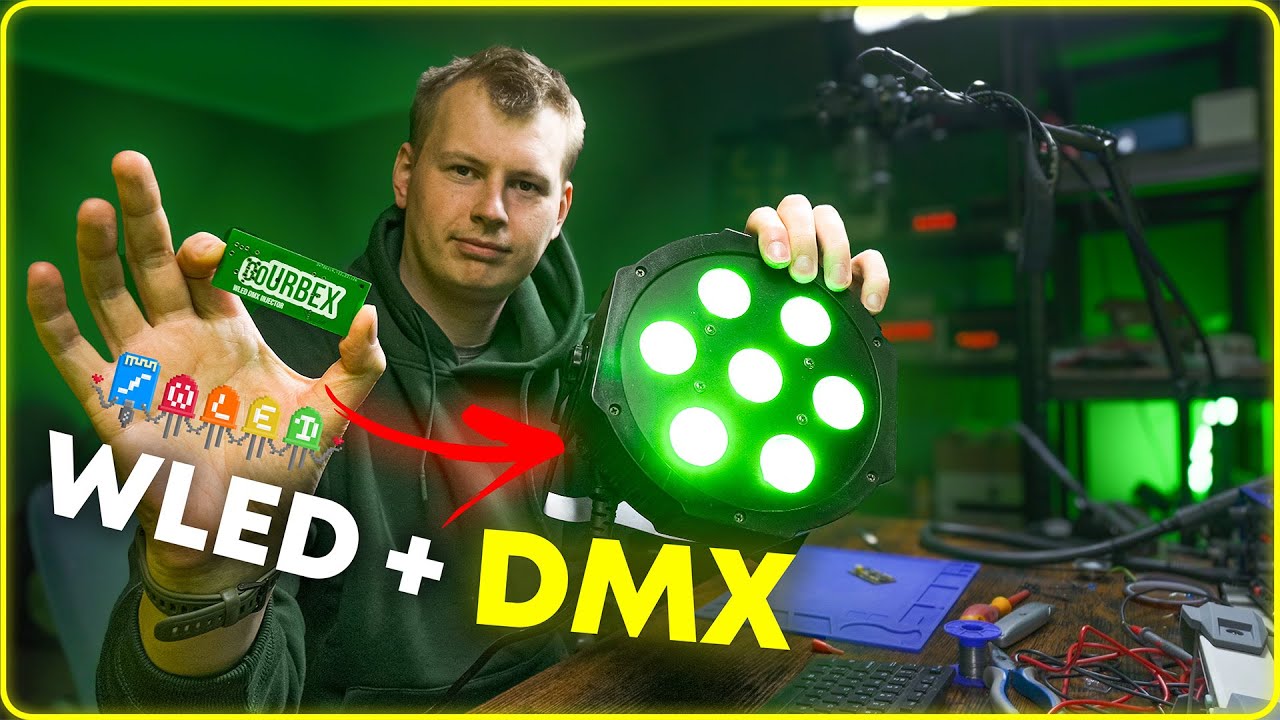 PRZERABIAM REFLEKTOR PAR NA WIFI - DMX i WLED | Projekt Piwnica