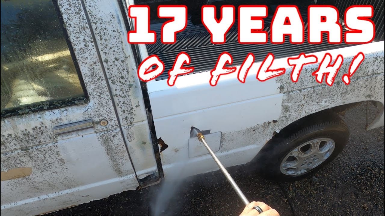S10 Gets Pressure Washed After 17 YEARS OUTSIDE! (98.7% Satisfying)
