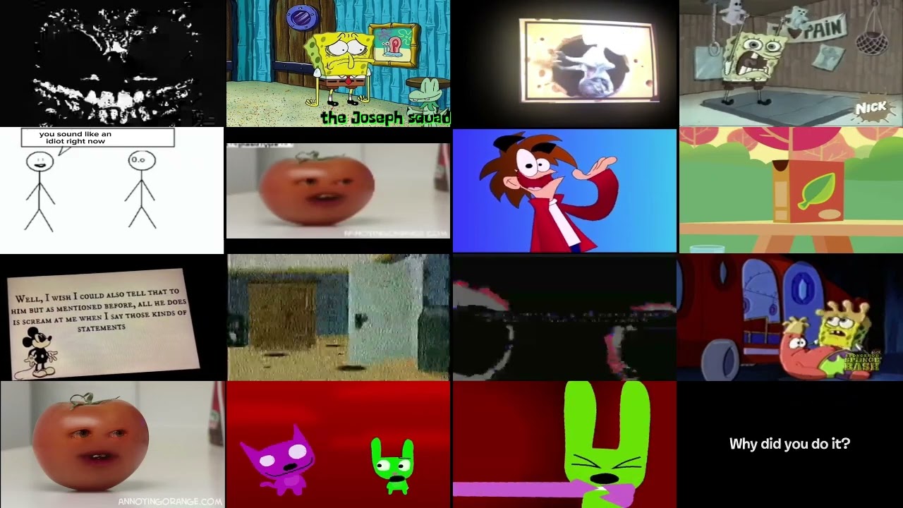(REQUESTED) 16 Creepypasta Videos Upcoming Jumpscares Played At Once 14