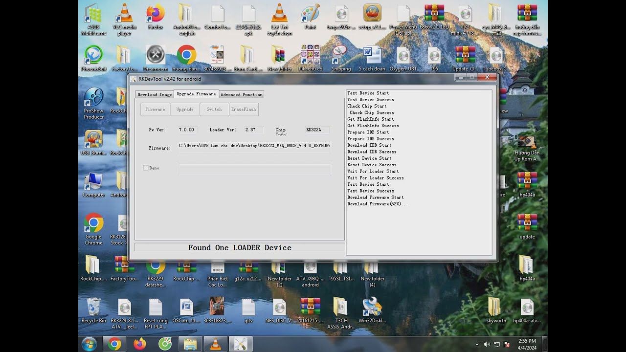 Up Frimware MXQ PRO 4K 5G RK3228A  EMCP_V.4.0_ESP8089