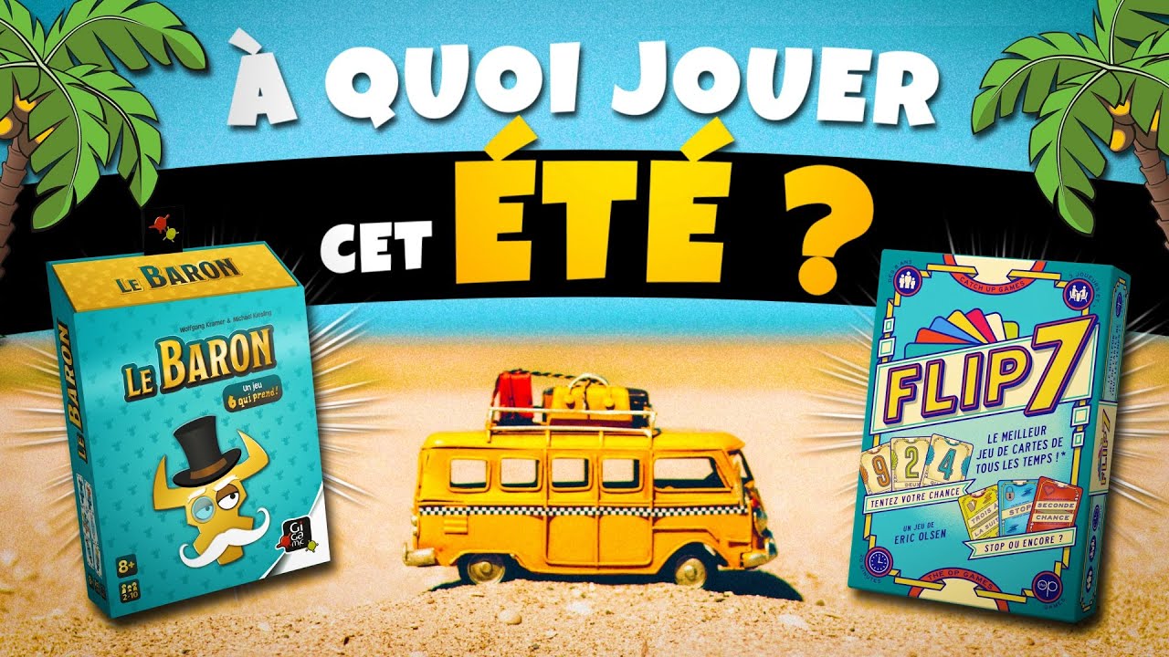 Les 5 NOUVEAUX jeux 2025 &agrave; prendre pour l'&eacute;t&eacute; !