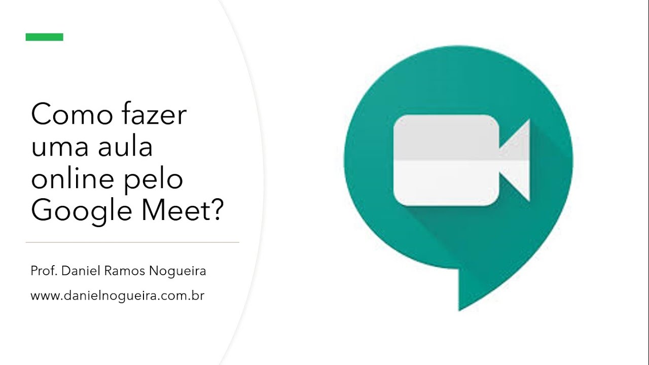Como fazer uma aula online pelo Google Meet?