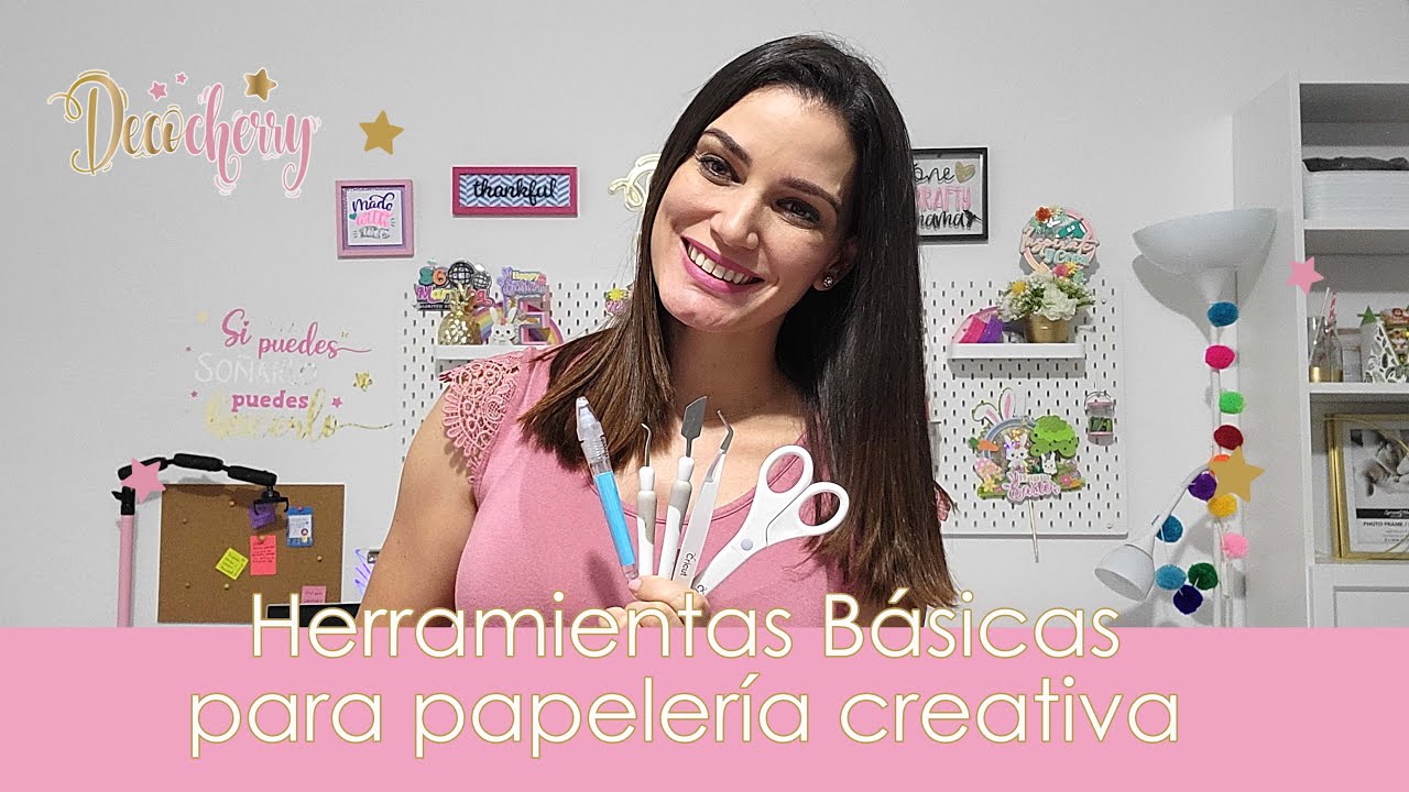 Que herramientas básicas debes tener para papelería creativa.