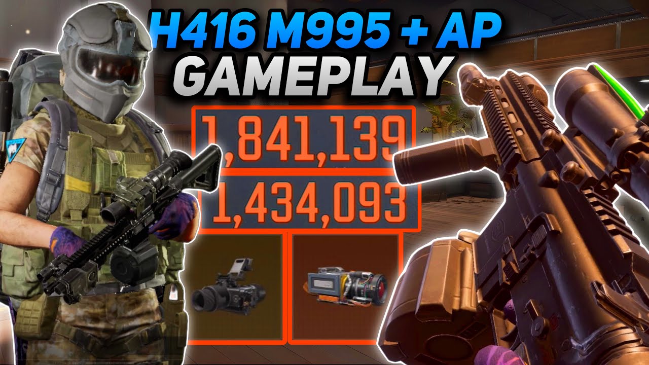 H416 M995 + AP GAMEPLAY - Arena Breakout TV STATION