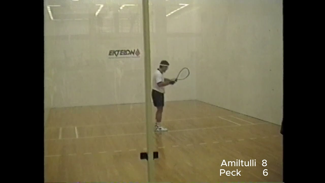 John Amatulli vs Dave Peck 1995 AARA National Singles, 30+ Finals, Houston, Texas