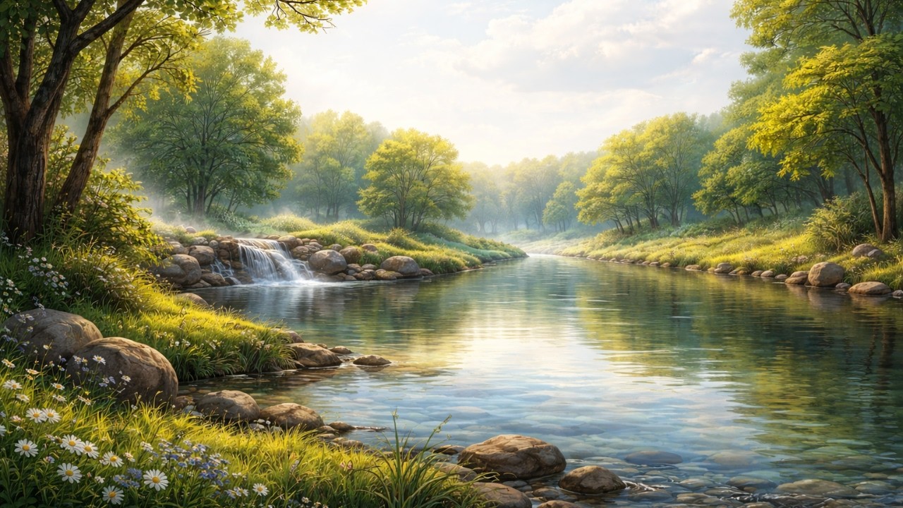 Still Waters – Psalm 23 | Peaceful Christian Music | Relaxing TV Background