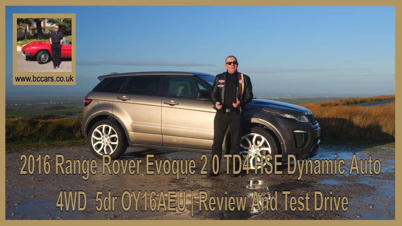 Range Rover Evoque 2.0 TD4 HSE Dynamic Auto 4WD 5dr OY16AEU 2016 года | Обзор и тест-драйв