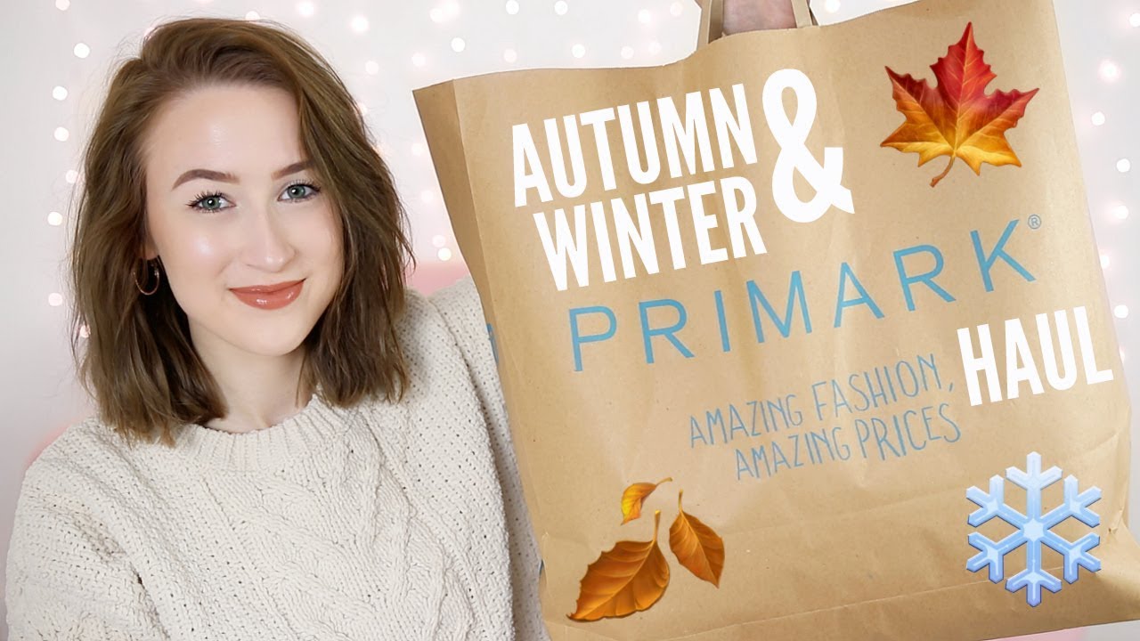 AUTUMN & WINTER PRIMARK HAUL 2018 (TRY ON) | Sophie Louise
