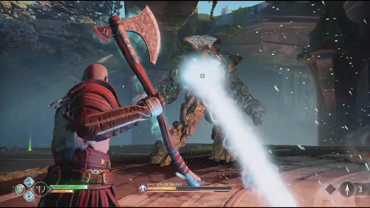 God of War 4 battre piere ancien